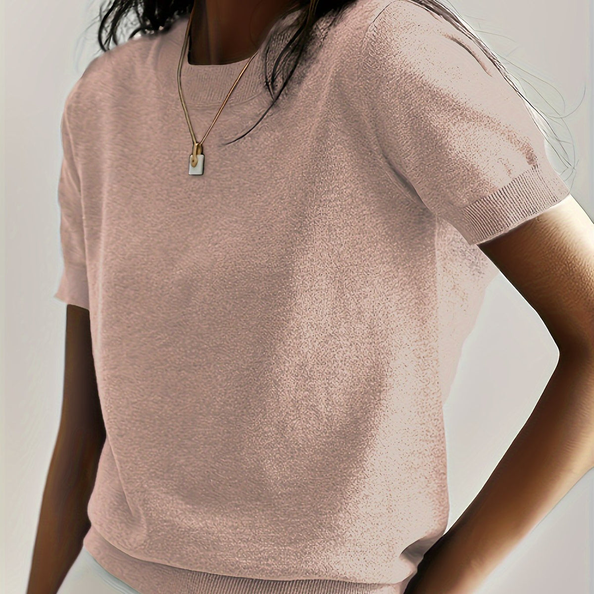Helvano | Feinstrick-Kurzarmpullover für Damen