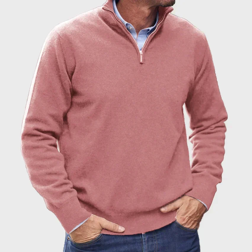 Helvano | Herren Troyer-Pullover mit Zip