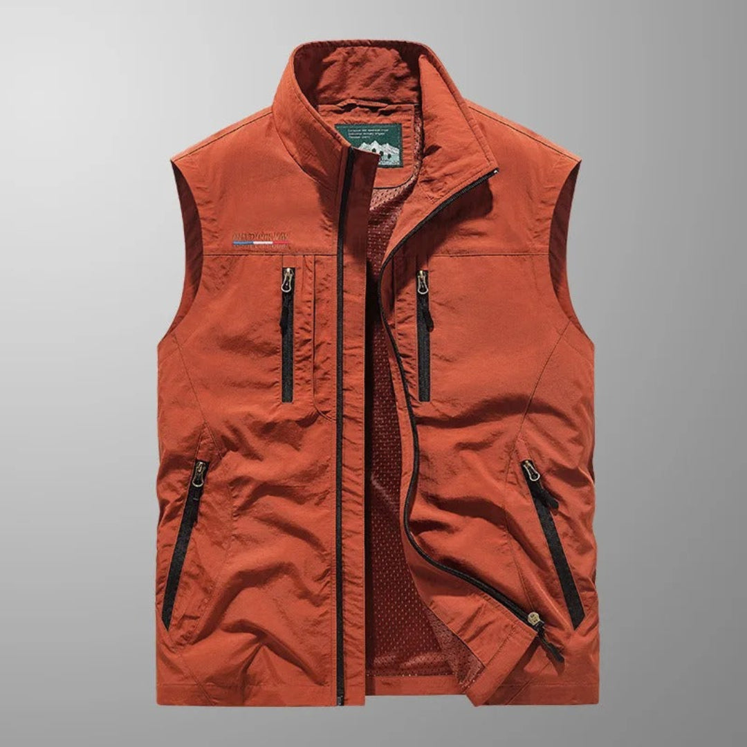 Helvano | Utility-Weste für Herren mit vielen Taschen