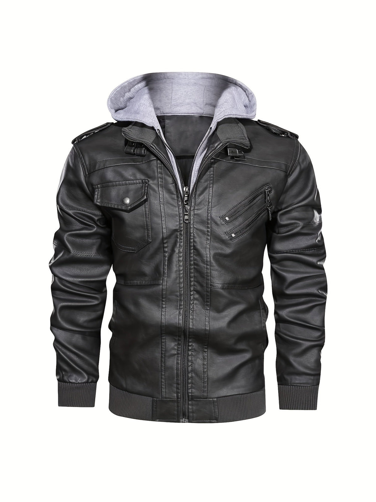 Helvano | Bikerjacke mit Kapuze für Herren