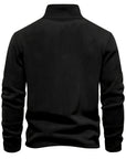 Helvano | Herren Strickpullover mit Stehkragen und Half-Zip