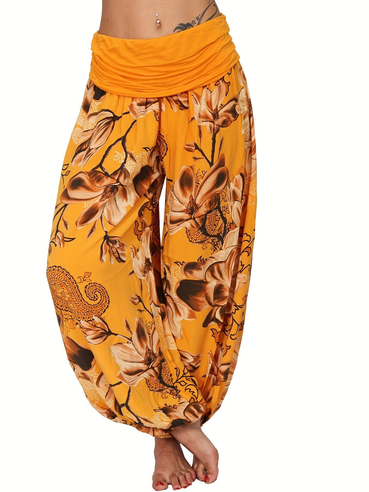 Helvano | Geblümte Hose für Damen