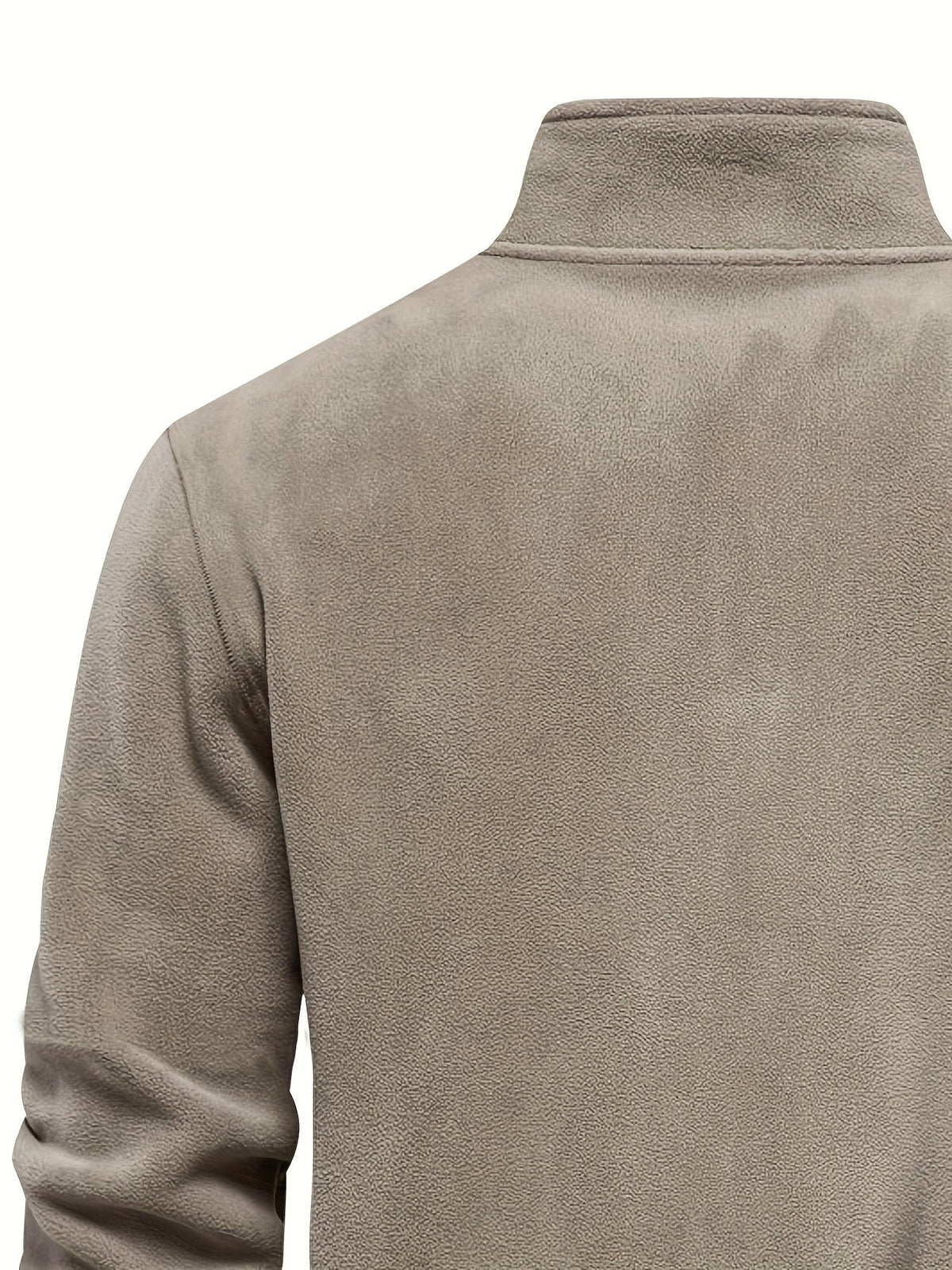 Helvano | Herren Strickpullover mit Stehkragen und Half-Zip