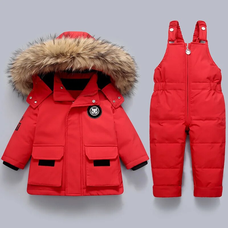 Helvano | Kindermantel mit Overall im Set