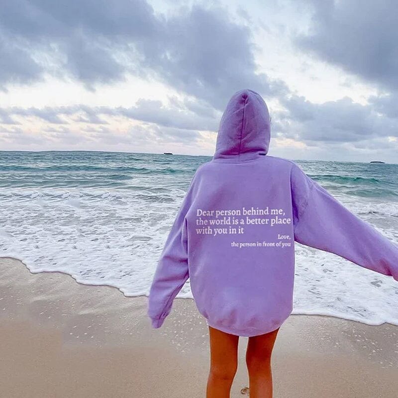 Helvano | Dear Person Behind Me Hoodie für Damen