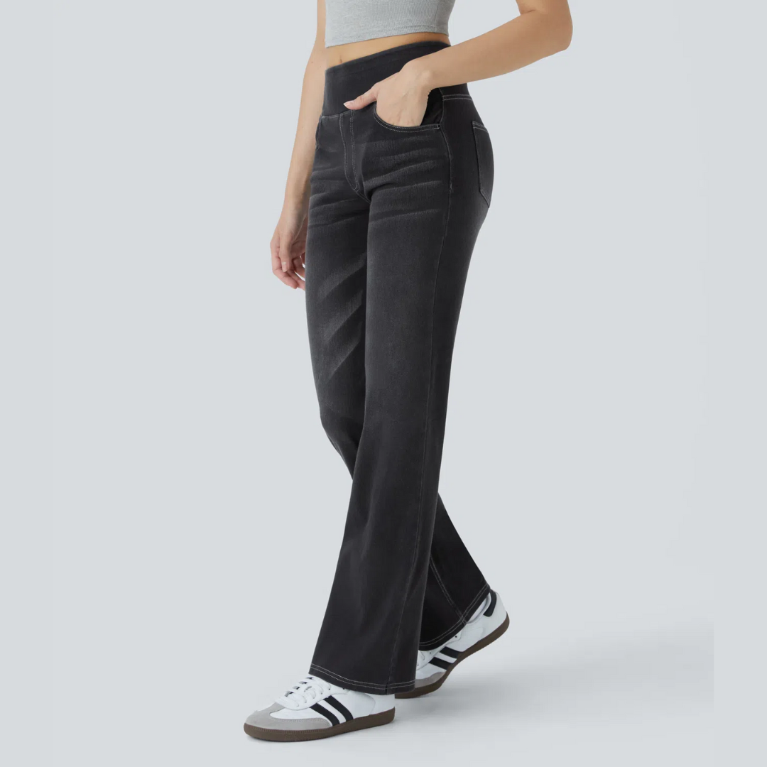 Helvano | Bootcut-Jeans mit hohem Bund für Damen