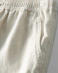 Helvano | Herren-Set Häkel-Poloshirt mit V-Ausschnitt & Leinenhose