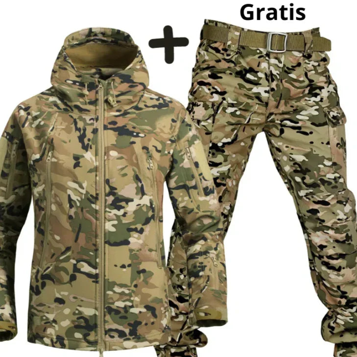 Helvano | Windbreaker-Jacke mit Softshell-Hose im Set für Damen