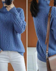 Helvano | Gestrickter Rollkragenpullover für Damen