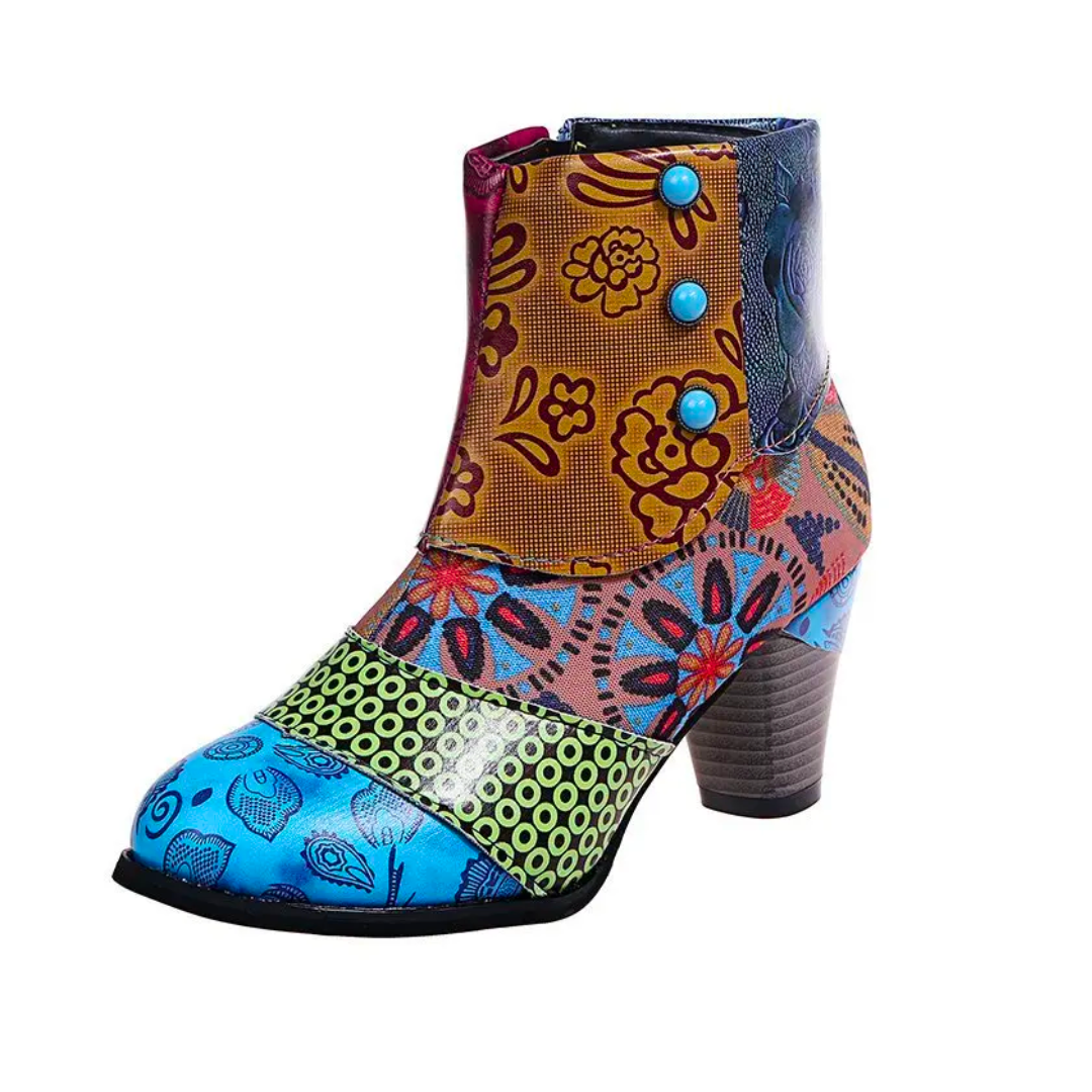 Helvano | Retro Stiefel für Damen in Rot