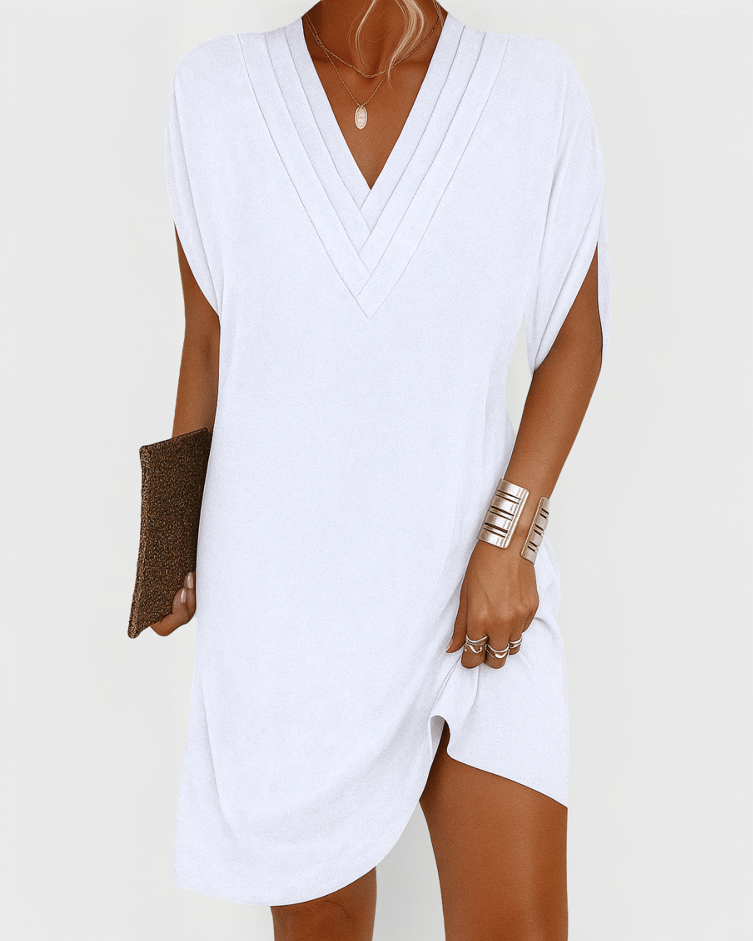 Helvano | Damenkleid mit V-Ausschnitt