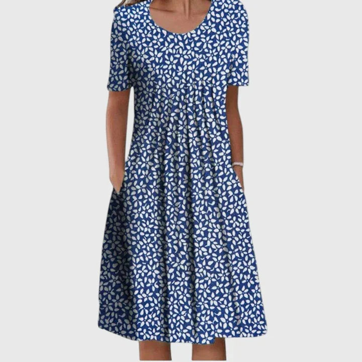 Helvano | Rüschenkleid für Damen mit Blumenmuster
