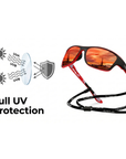 Helvano | Polarisierte Sport-Sonnenbrille für Herren