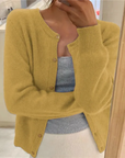 Helvano | Weiche Strickjacke mit Knöpfen für Damen