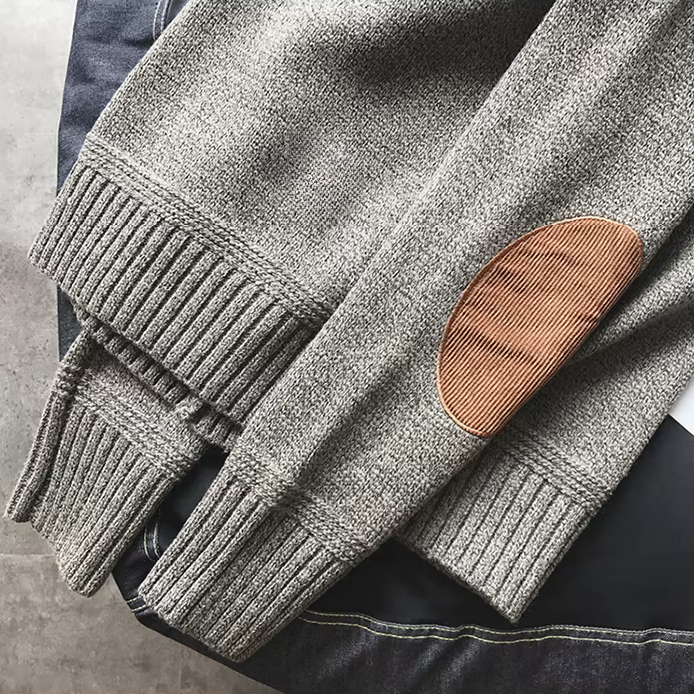 Helvano | Herren-Strickpullover aus Baumwoll-Wollmischung