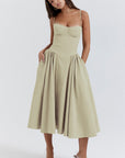 Helvano | Korsett-Midikleid für Damen