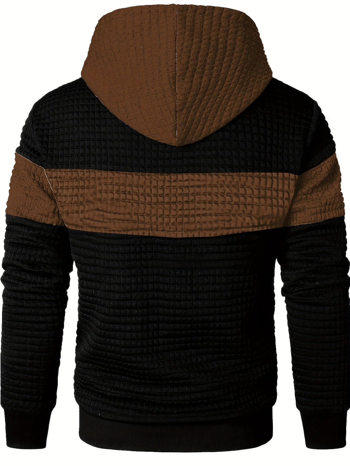 Helvano | Strukturierter Colorblock-Hoodie für Herren