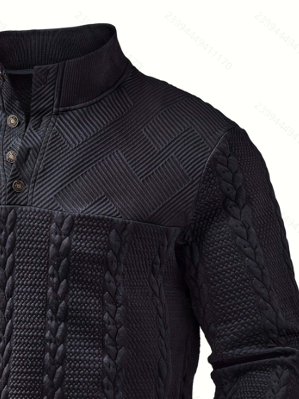 Helvano | Strickpullover mit Stehkragen für Herren
