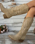 Helvano | Cowboystiefel mit Stickerei für Damen