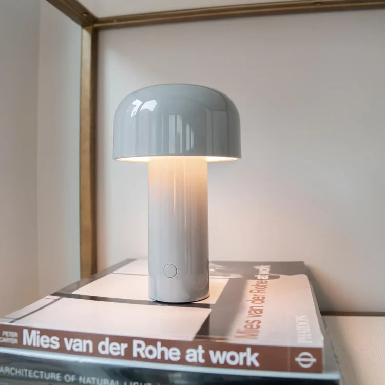 Helvano | Wiederaufladbare Pilz-Tischlampe