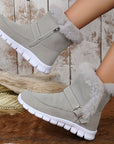 Helvano | Damen Winterstiefel mit Plüschbesatz