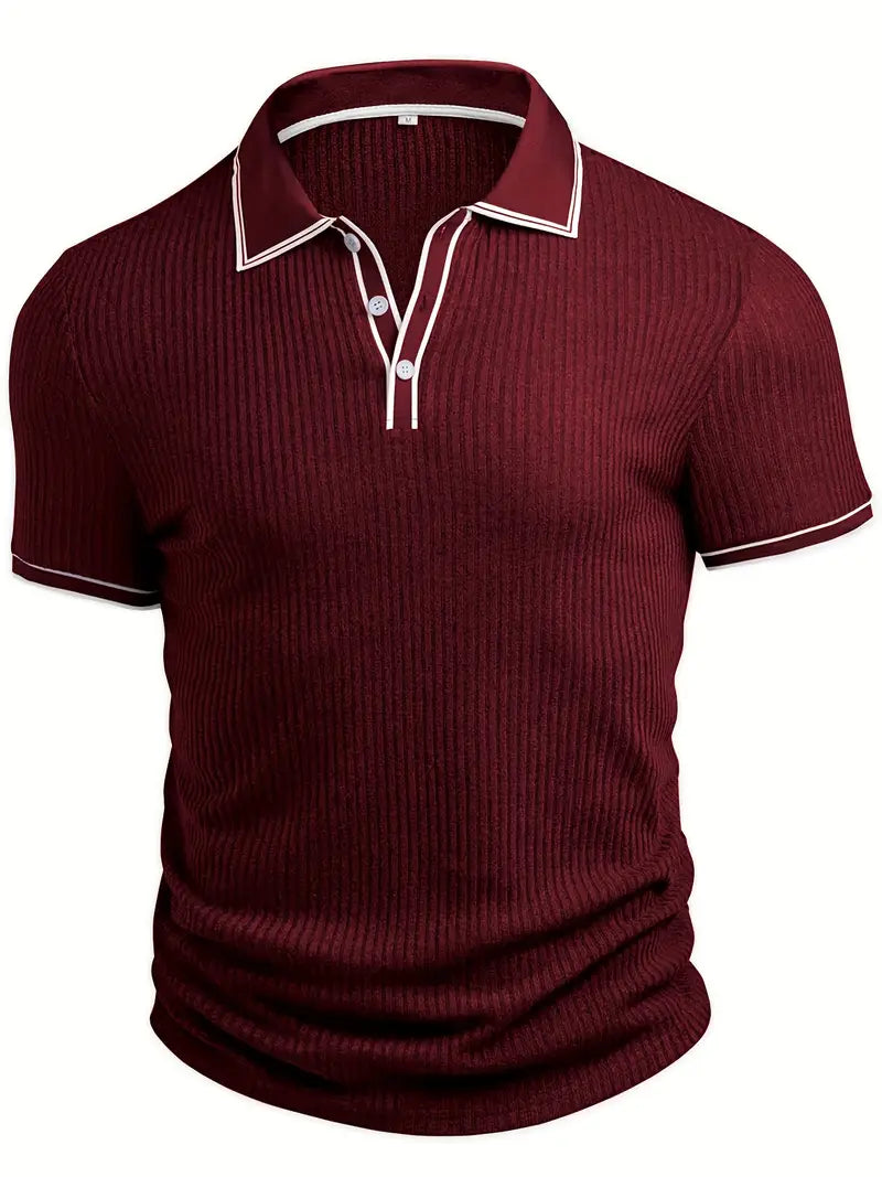 Helvano | Herren T-Shirt mit Struktur
