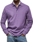 Helvano | Langarm-Poloshirt für Herren