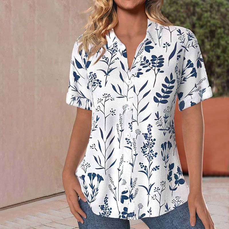 Helvano | Blusen mit Blätterprint für Damen