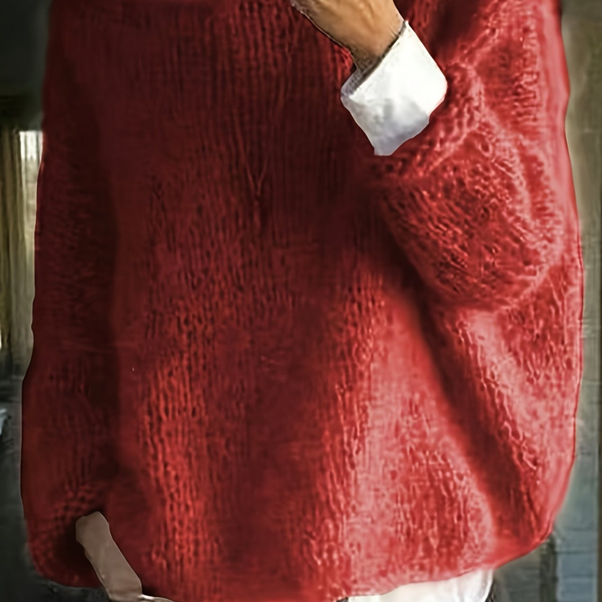 Helvano | Lockerer Strickpullover mit Rundhals für Damen
