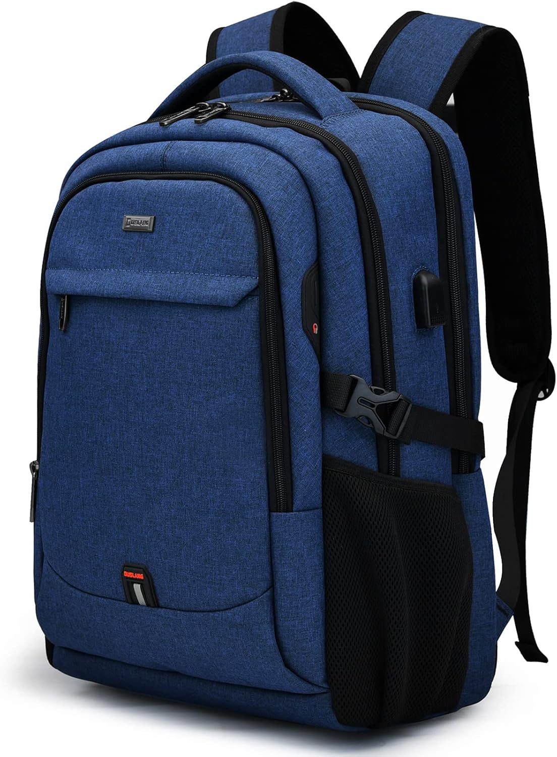Helvano | Laptop-Rucksack mit USB-Anschluss für Reisen