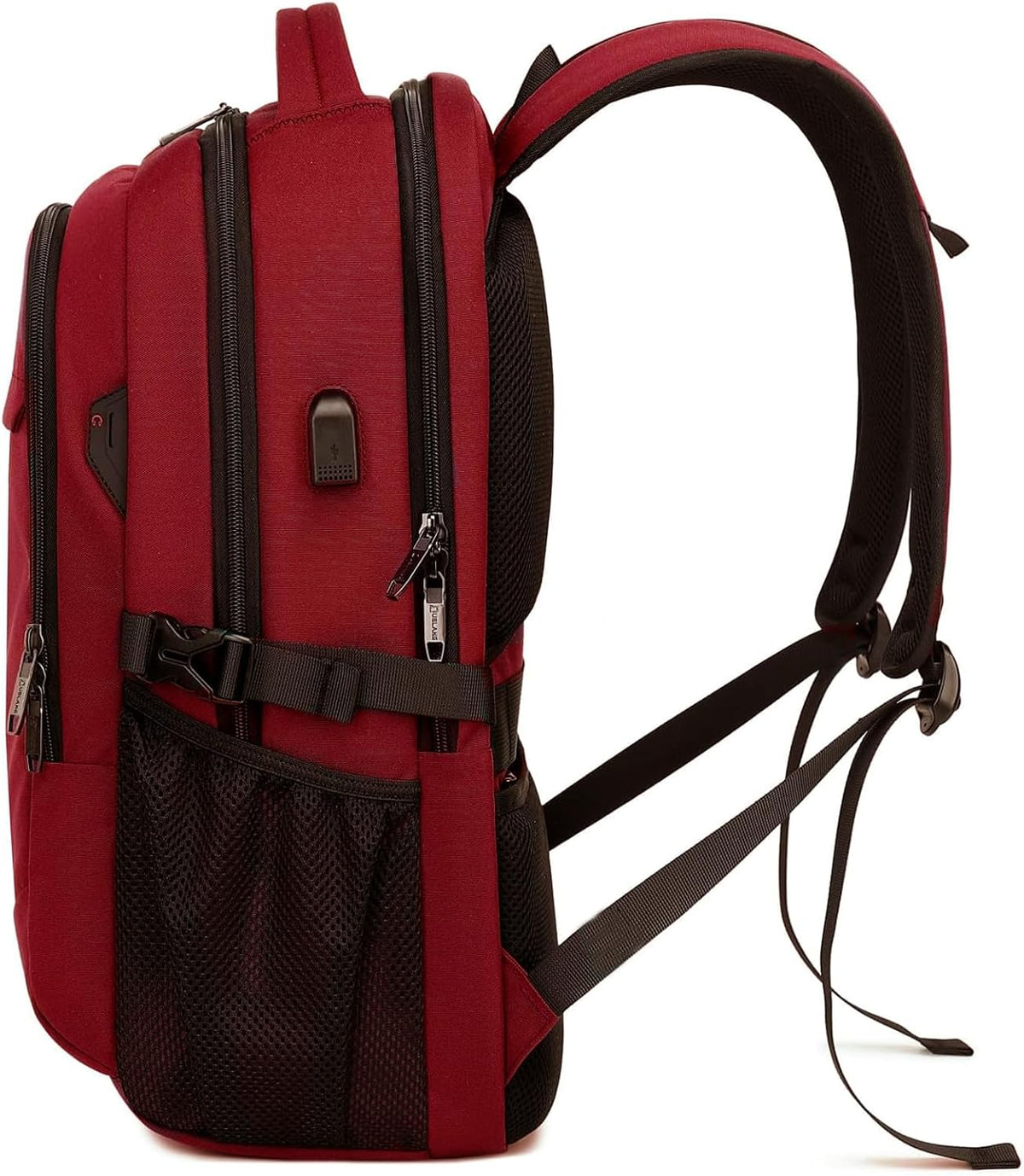 Helvano | Laptop-Rucksack mit USB-Anschluss für Reisen