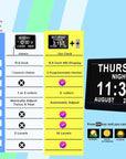 Helvano | Digitaler Kalender mit Tagesuhr und Erinnerungen