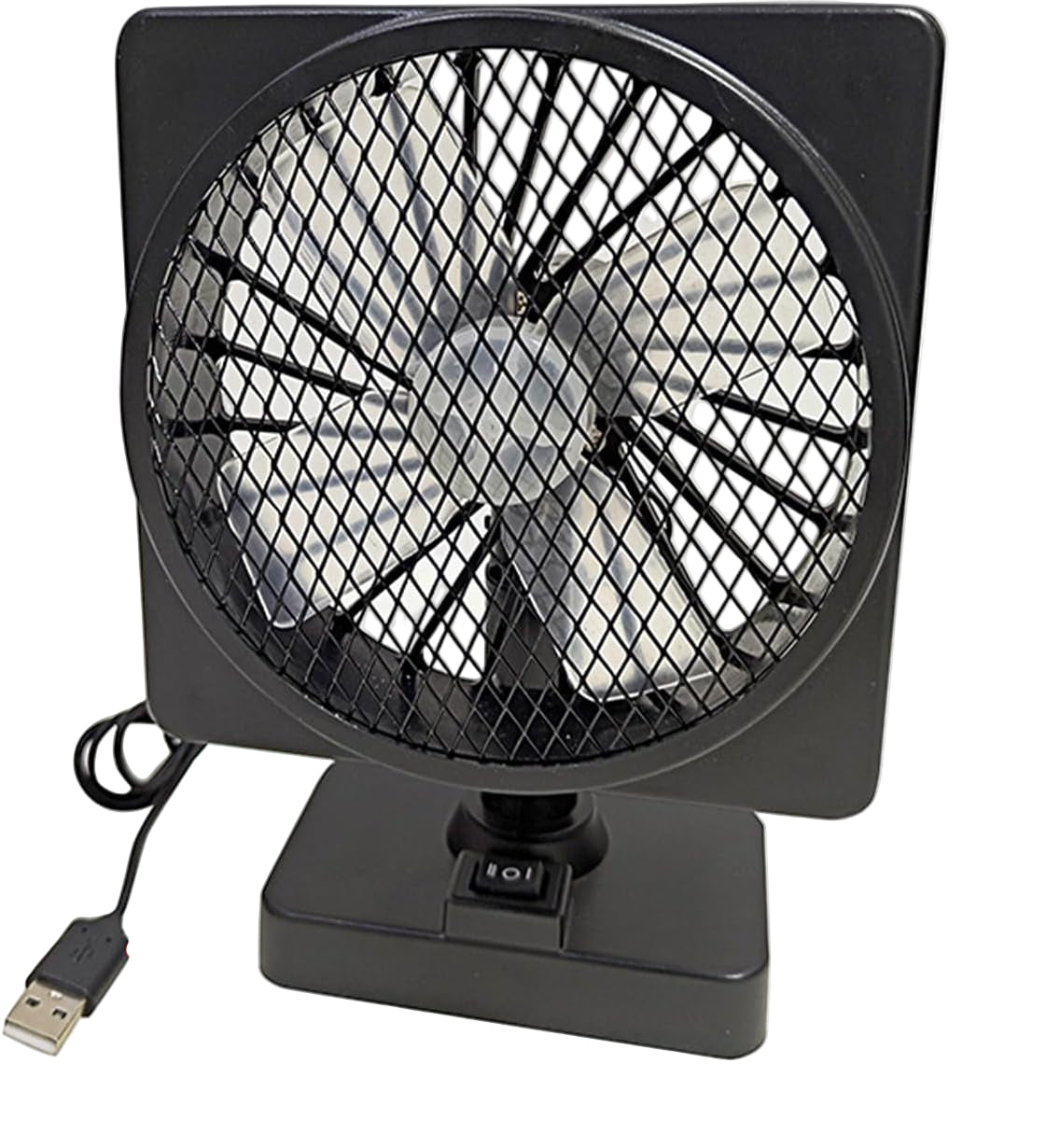 Helvano | 12V USB Auto-Ventilator mit 360°-Rotation