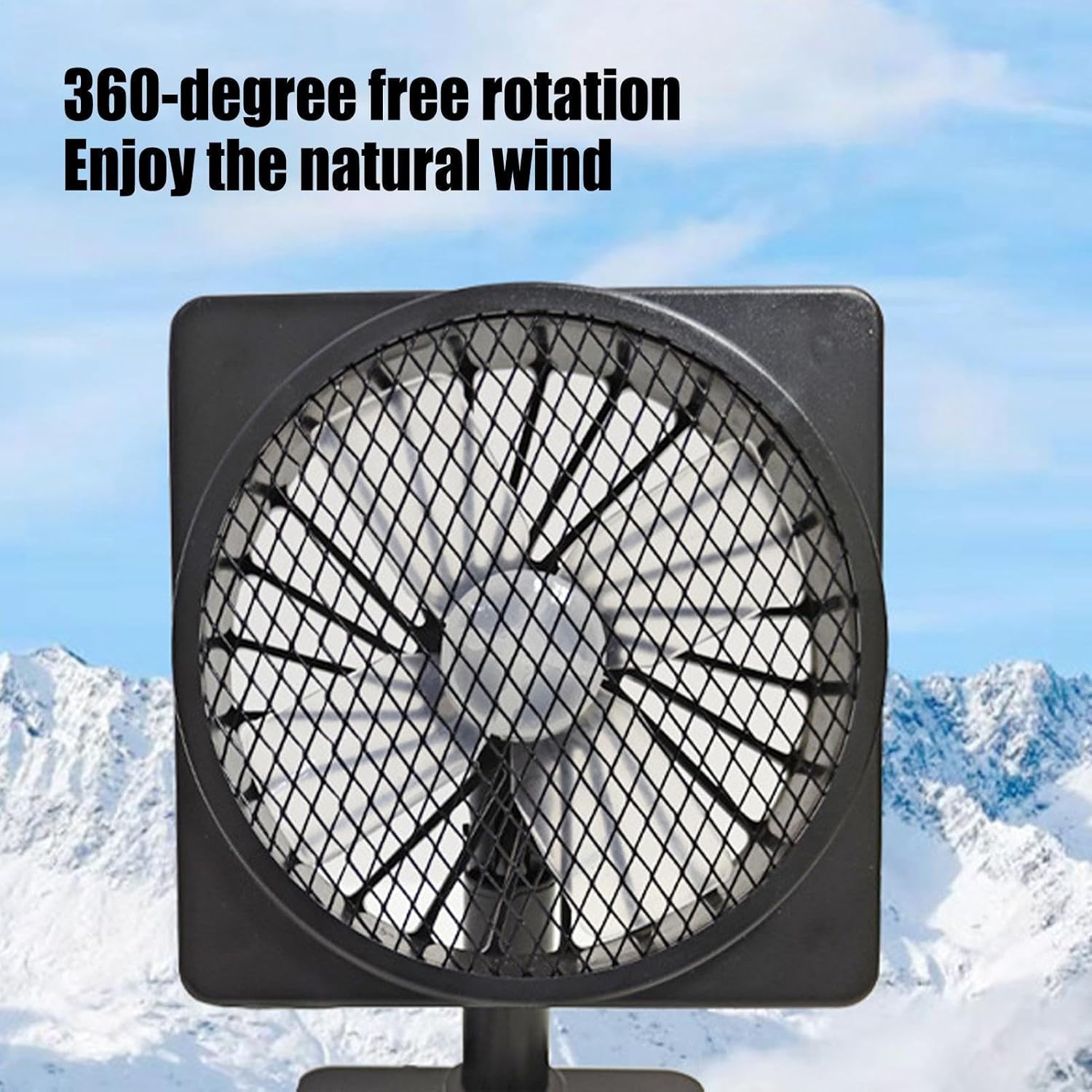 Helvano | 12V USB Auto-Ventilator mit 360°-Rotation