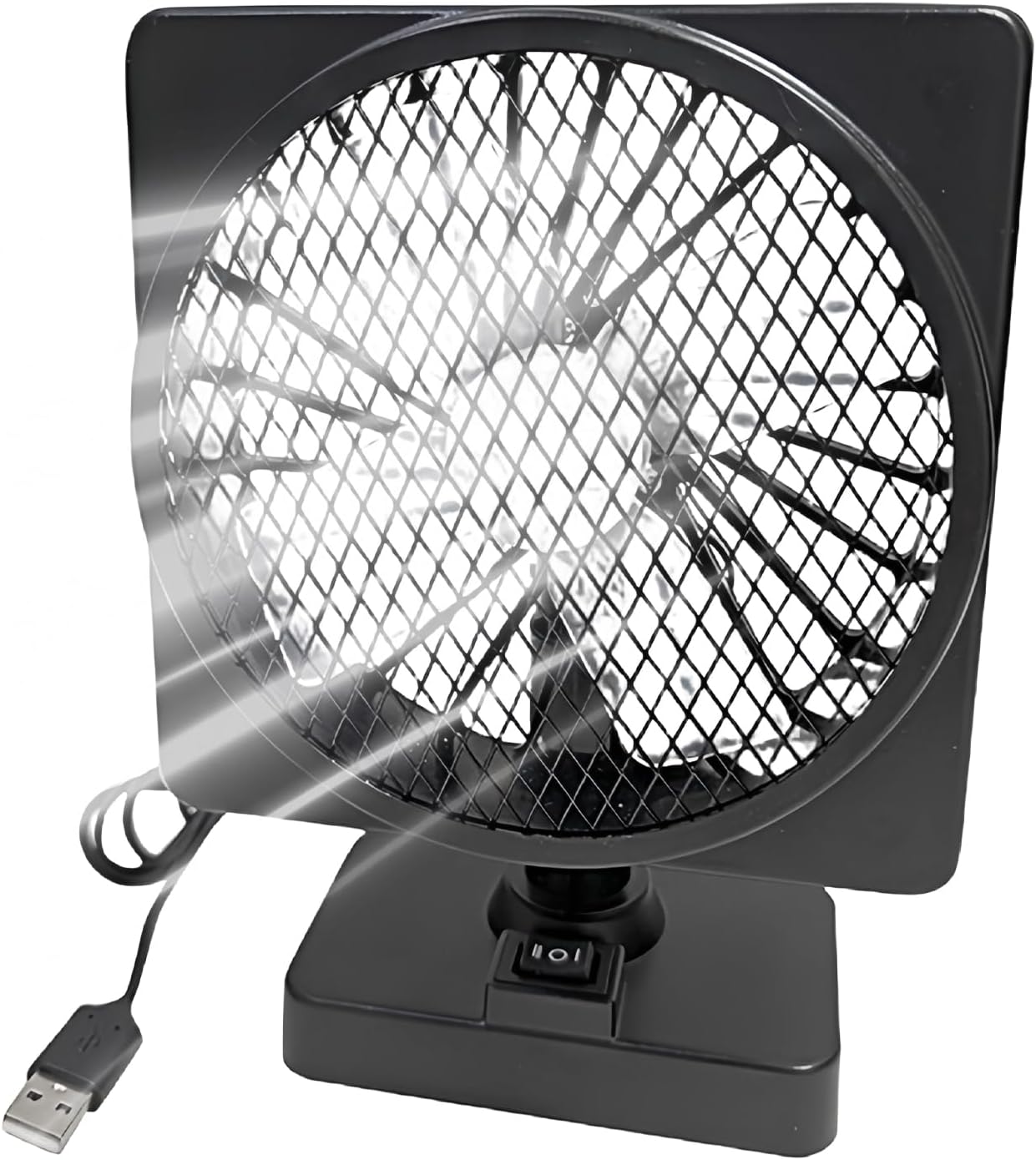 Helvano | 12V USB Auto-Ventilator mit 360°-Rotation