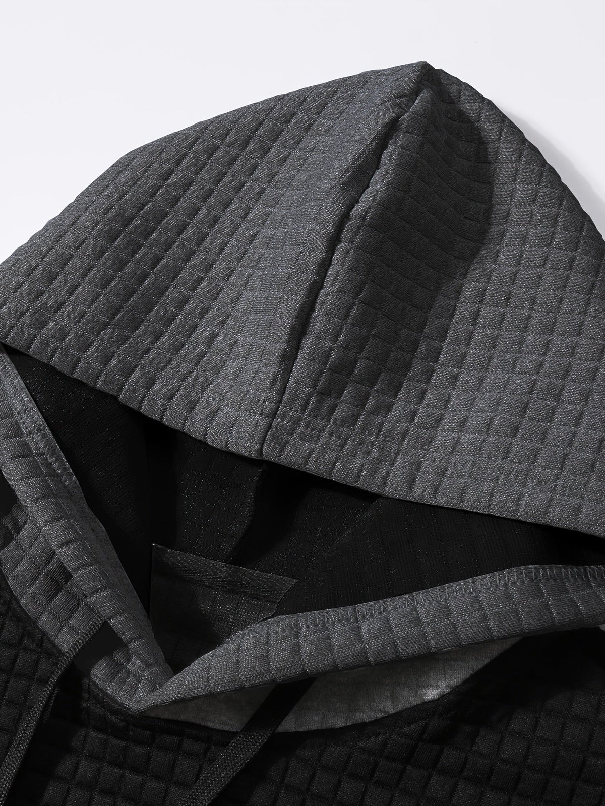 Helvano | Strukturierter Colorblock-Hoodie für Herren