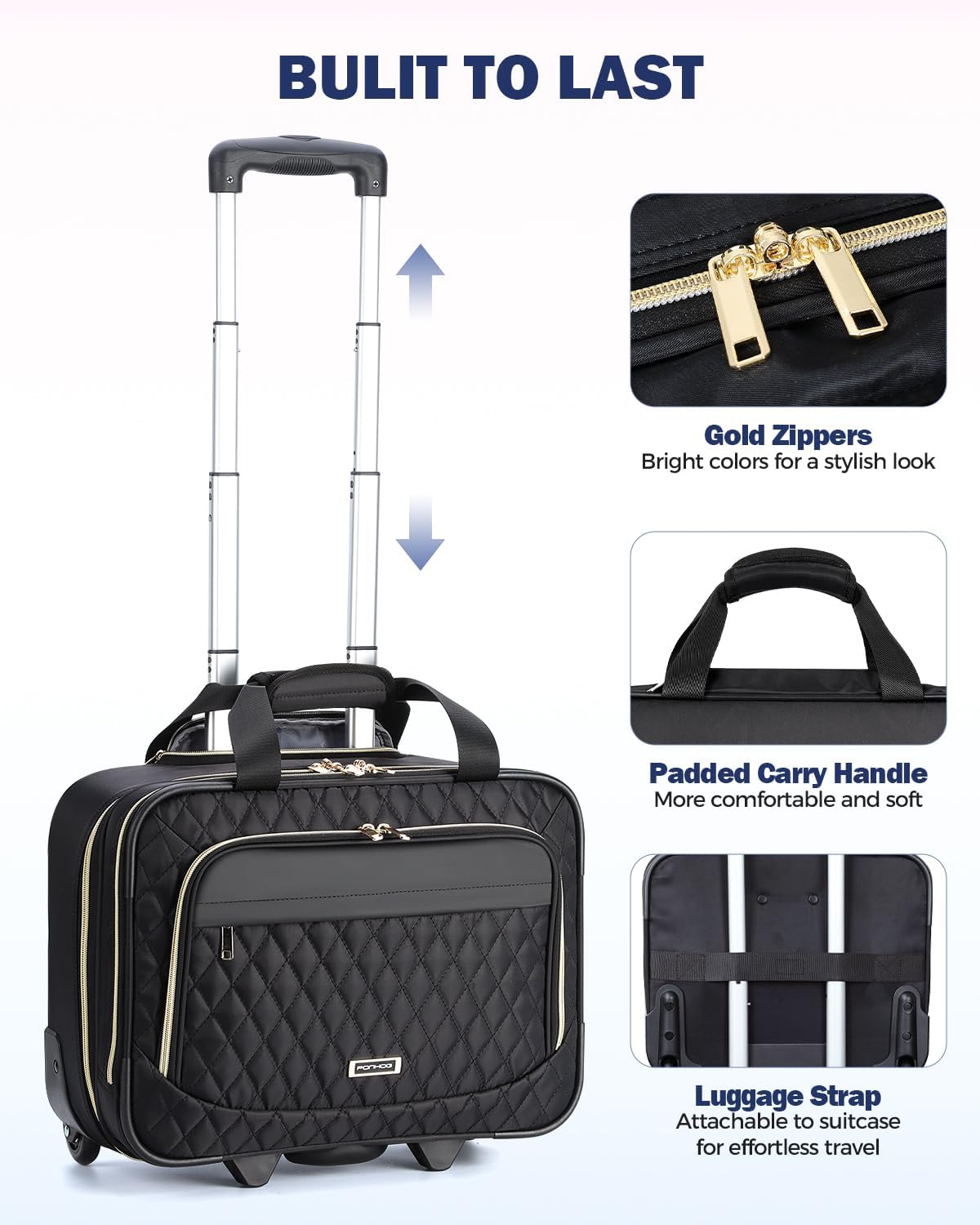 Helvano | Laptop-Trolley 15,6" mit Handgepäck-Grösse