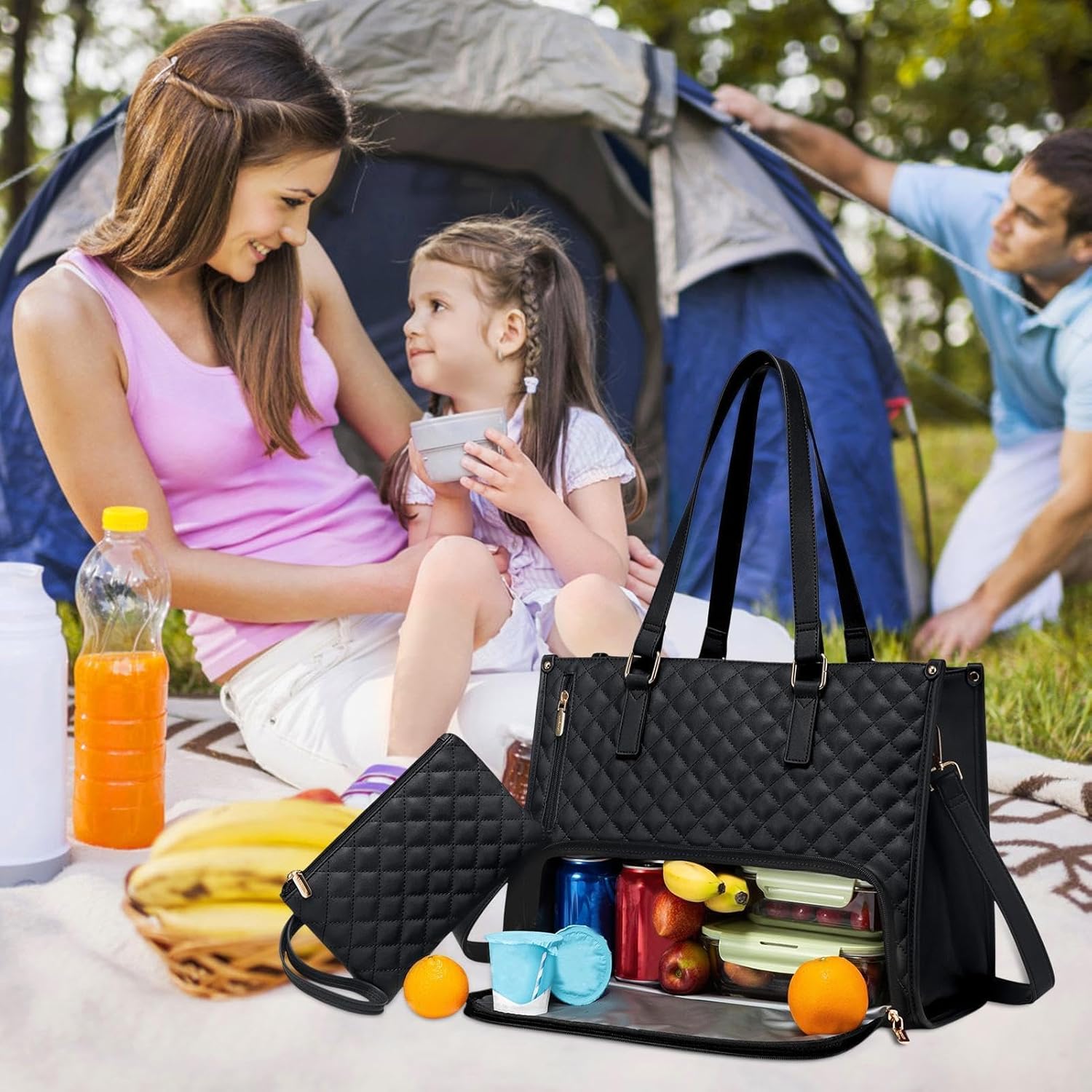 Helvano | 2-in-1 Isolierte Lunch- &amp; Laptoptasche für Damen
