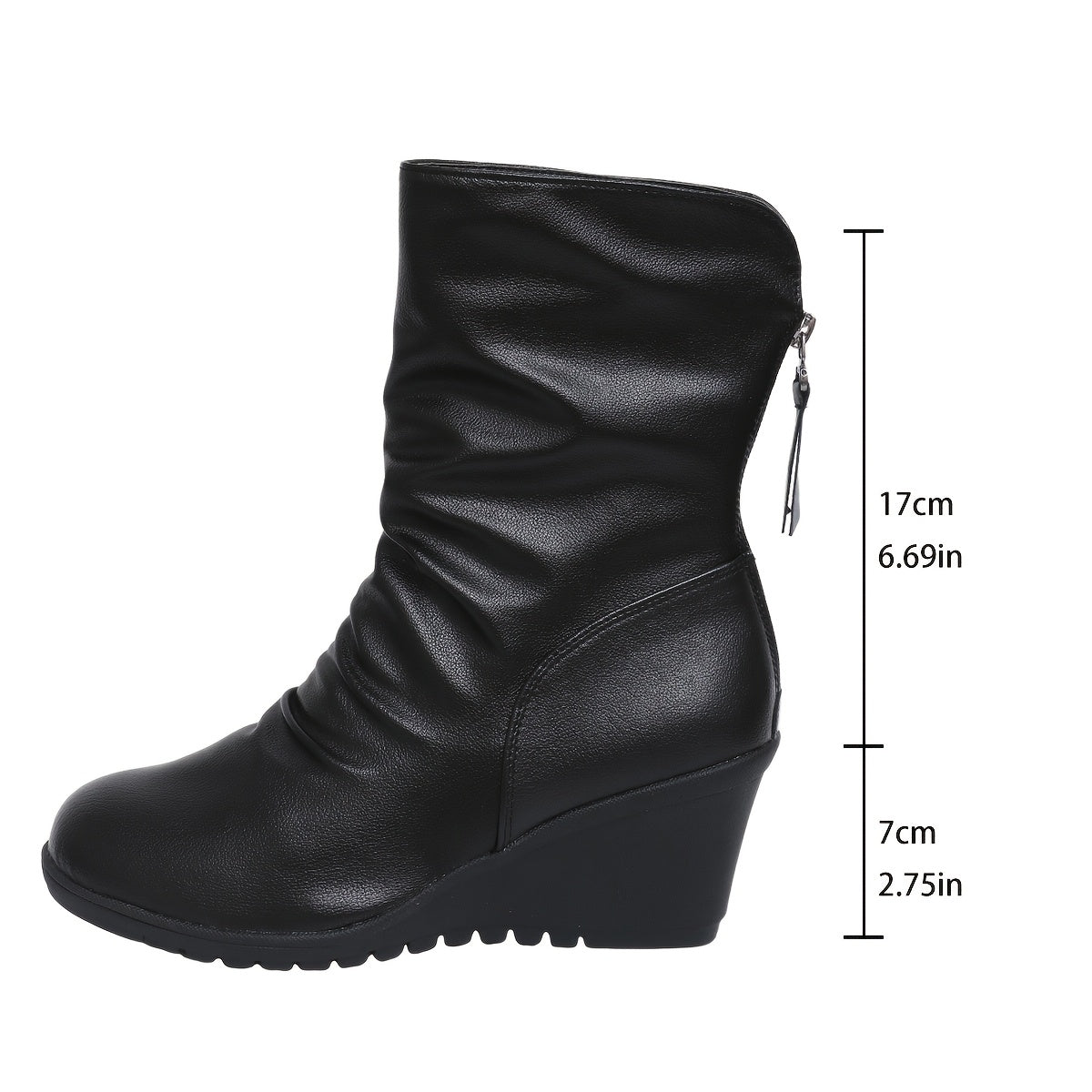 Helvano | Wadenhohe Keilstiefel für Damen