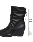 Helvano | Wadenhohe Keilstiefel für Damen