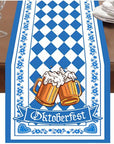 Helvano | Tischläufer mit Rautenmuster für Oktoberfest