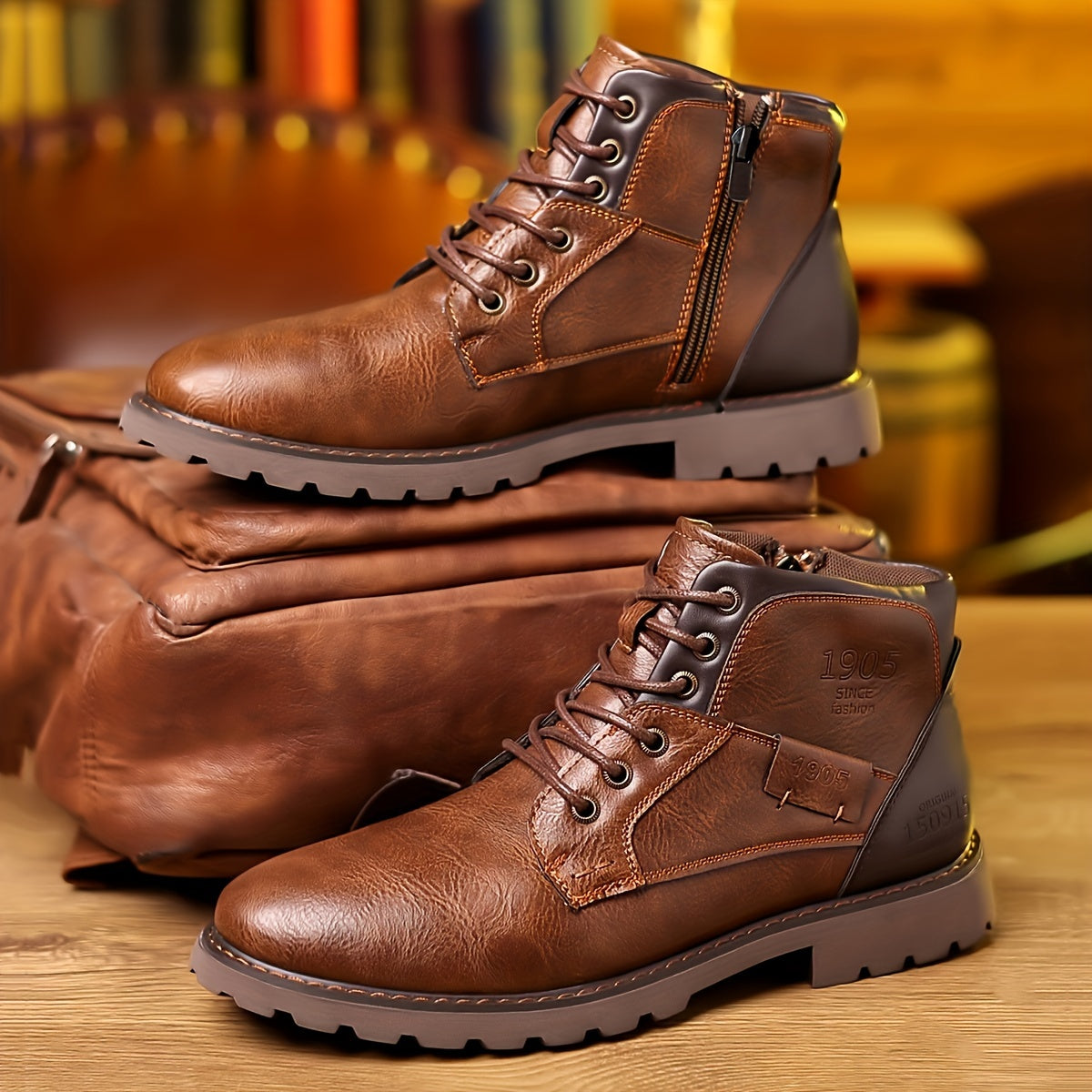 Helvano | Robuste Schnür-Stiefeletten für Herren