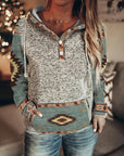 Helvano | Damen Hoodie im Western-Look