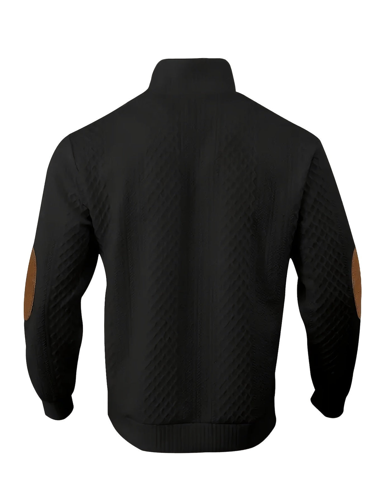 Helvano | Henley-Strickpullover mit Stehkragen für Herren