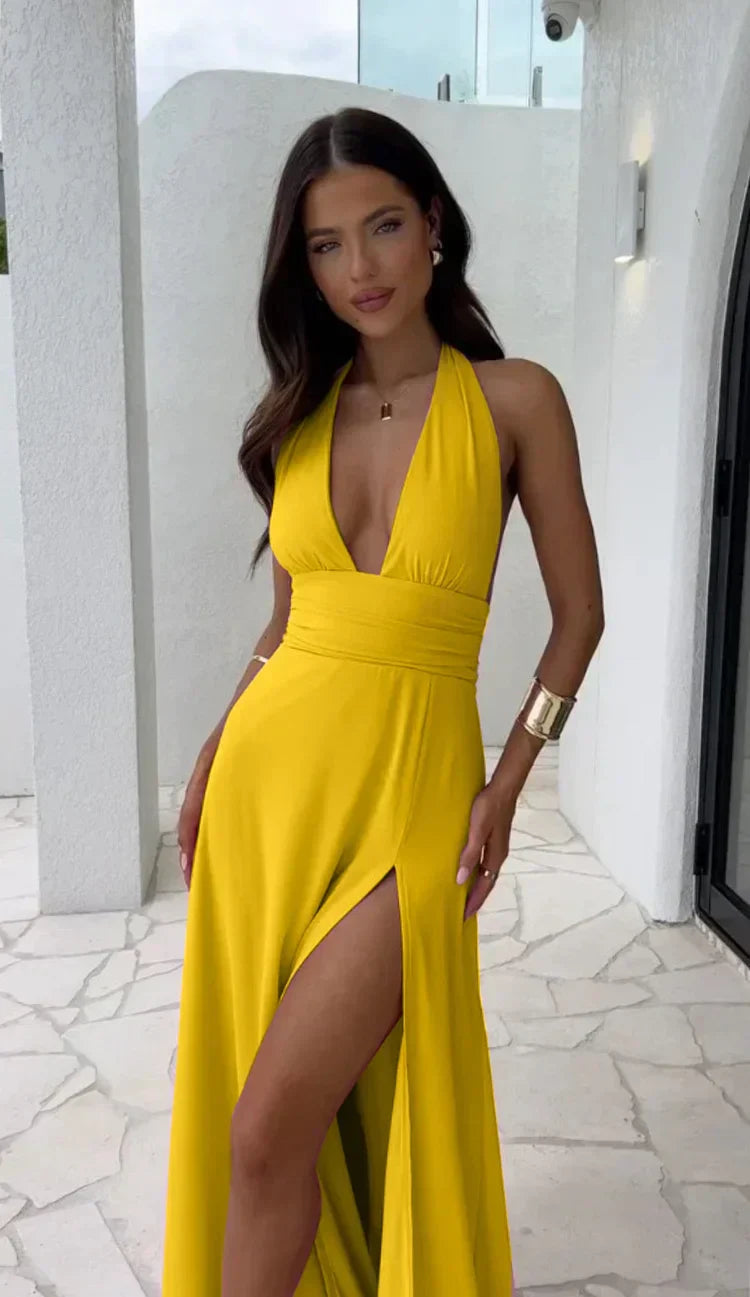 Helvano | Damen V-Ausschnitt-Kleid