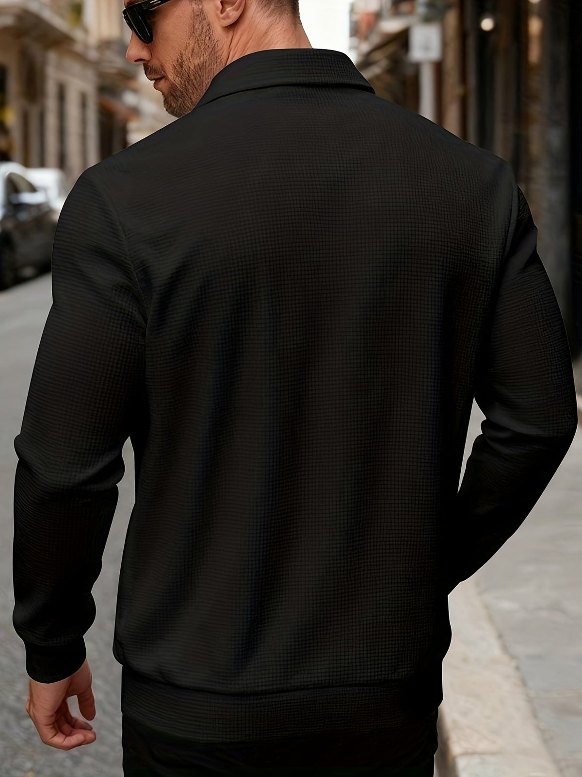 Helvano | Strukturierte Herren-Jacke mit Reissverschluss
