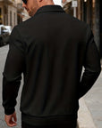 Helvano | Strukturierte Herren-Jacke mit Reissverschluss