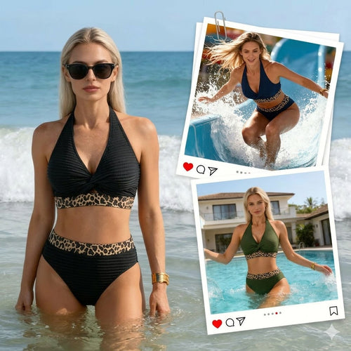 Helvano | Bikini mit Leoparden-Print für Damen