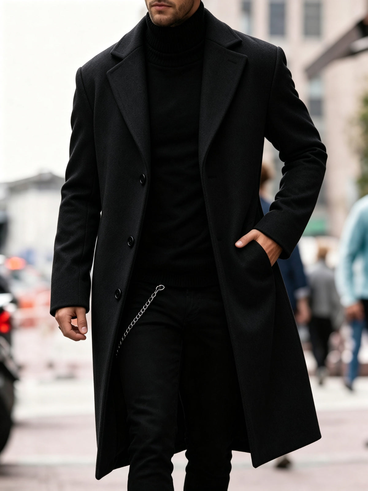 Helvano | Langer Trenchcoat für Herren