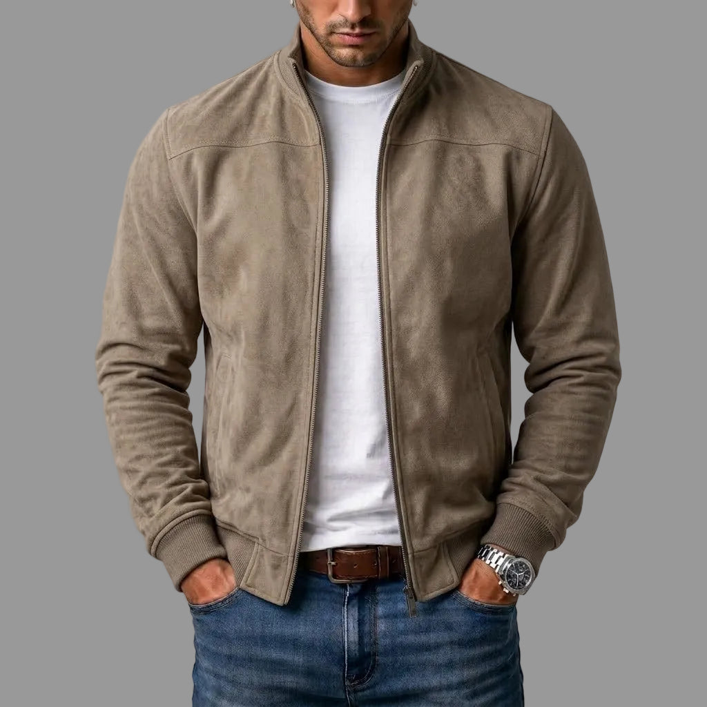 Helvano | Herren Bomberjacke aus Wildleder